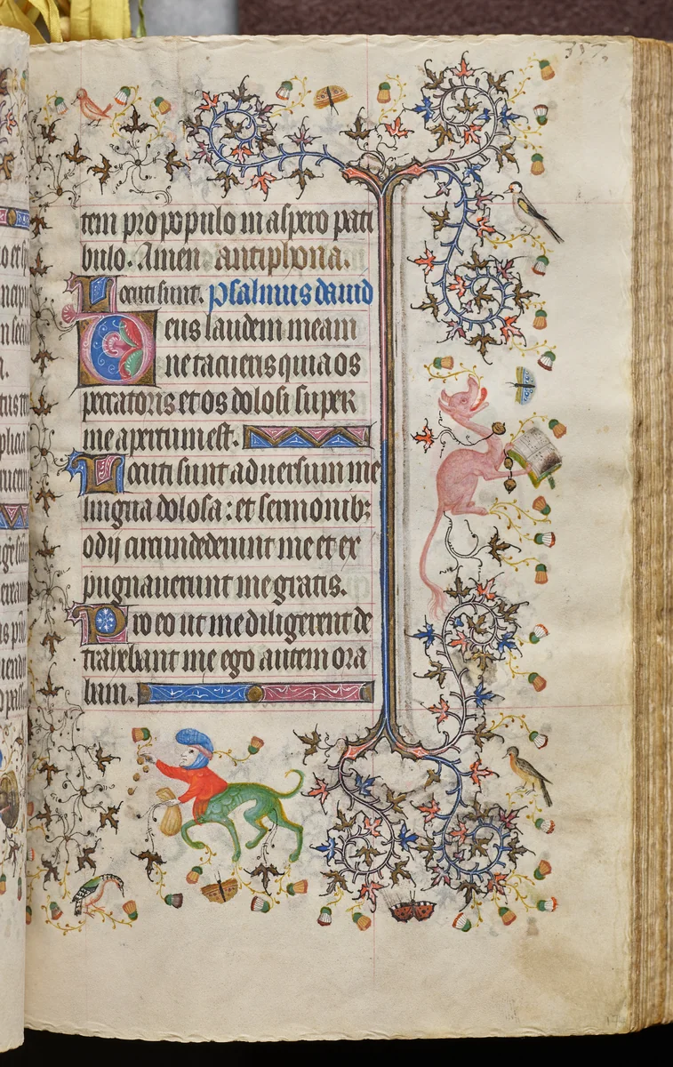 Hours of Charles the Noble, King of Navarre (1361-1425): fol. 174r, Text by Master of the Brussels Initials and Associates, book, 1400-1410