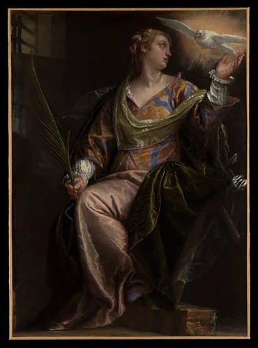 Saint Catherine of Alexandria in Prison by Paolo Veronese, painting, 1580-1590