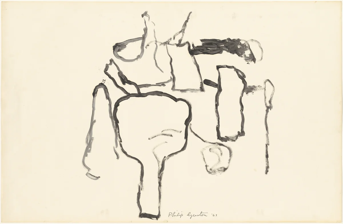 Untitled by Philip Guston, drawing, 1963