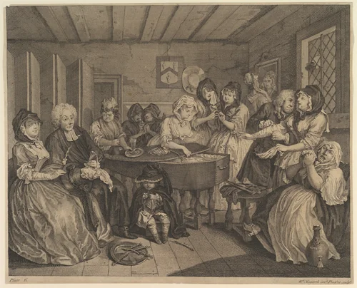 A Harlot's Progress, Plate 6 by William Hogarth, print, 1732