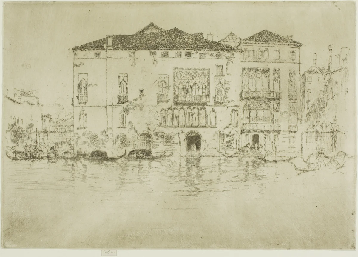 The Palaces by James McNeill Whistler, print, 1879-1880