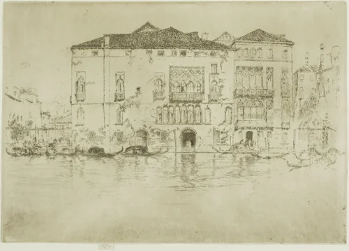 The Palaces by James McNeill Whistler, print, 1879-1880