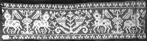 Border by Italy, textile, 1501-1600