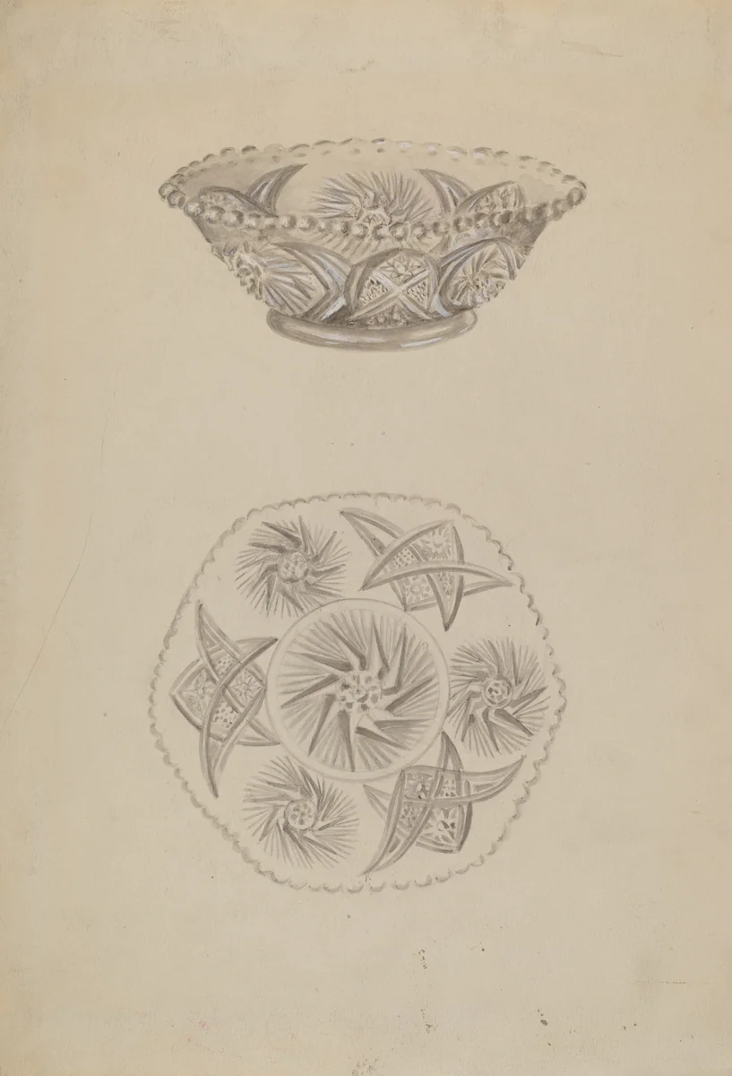 Bon Bon Dish by Eva Wilson, index of american design, 1936