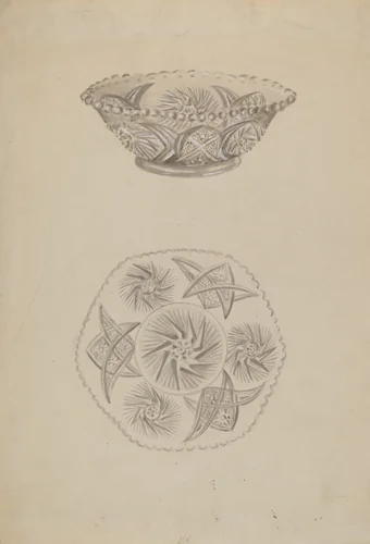 Bon Bon Dish by Eva Wilson, index of american design, 1936