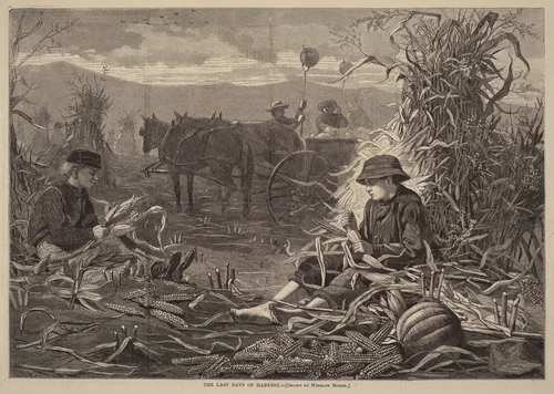The Last Days of Harvest by Winslow Homer, print, 1873