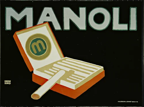 Manoli by Lucian Bernhard, design, 1910