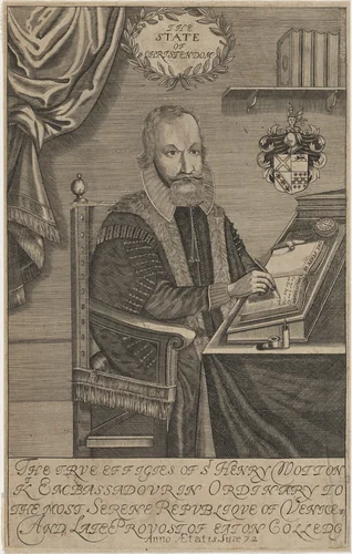 Sir Henry Wotton by Unknown 19th Century, print, 1657