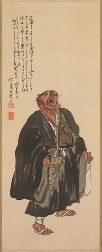 Demon Intoning the Name of the Buddha by Suzuki Shōnen, painting, 1875-1912
