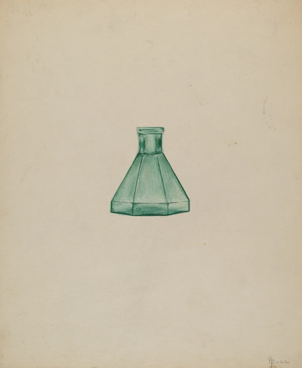 Ink Well by Anthony Zuccarello, index of american design, 1936