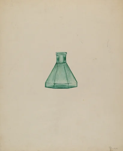 Ink Well by Anthony Zuccarello, index of american design, 1936