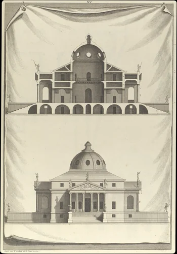 The Architecture of A. Palladio in Four Books containing a Short Treatise on the Five Orders (L'Architecture de A. Palladio en quatre livres... / Il quattro libri dell'architettura) by Andrea Palladio, book, 1715-1720