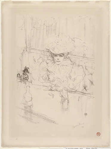 At the Hanneton (Au Hanneton) by Henri de Toulouse-Lautrec, print, 1898