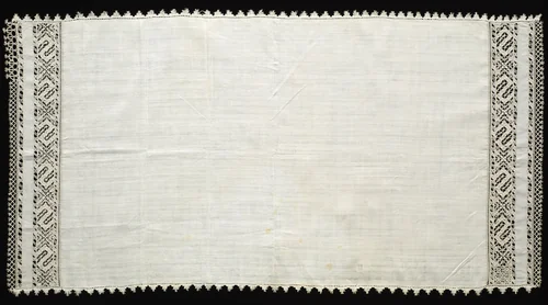 Needlepoint (Reticella) and Bobbin Lace Cloth by Unknown, textile, 1500-1599