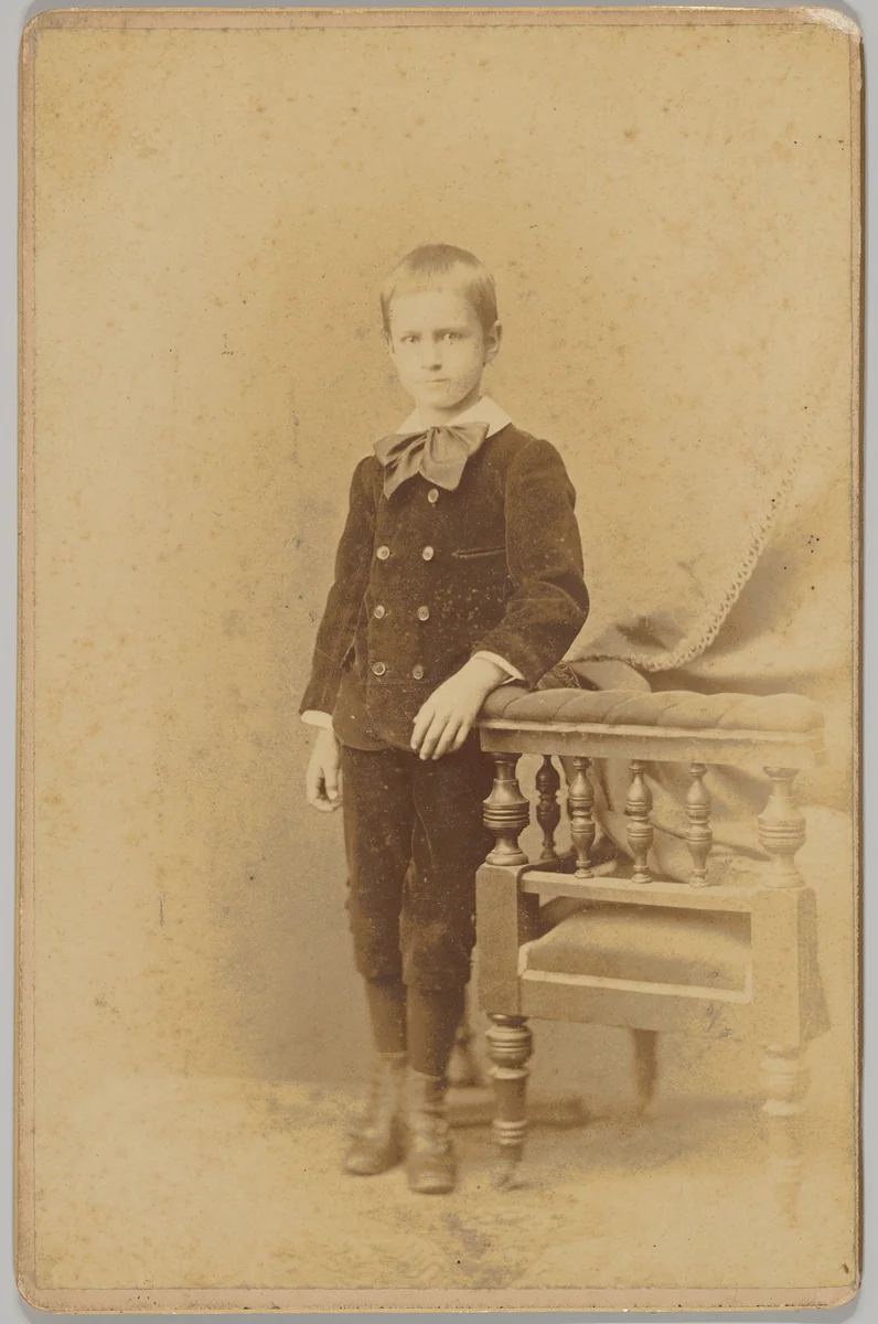 David Maitland Armstrong as a Boy by Remillard Photographers, photograph, 1841-1851