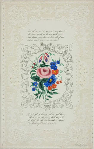 Art Thou Not Dear Unto My Heart (valentine) by Unknown Artist, other, 1845-1855
