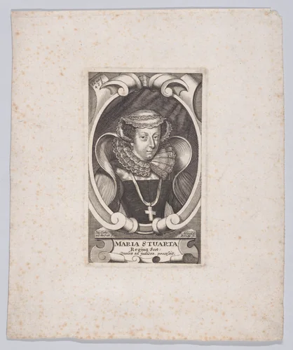 Mary, Queen of Scots by Johann Alexander Böner, print, 1655-1725