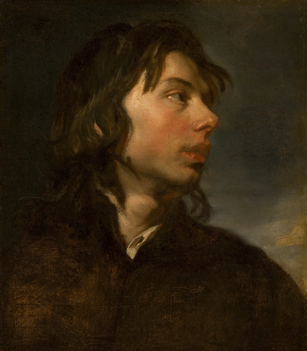 Bust of a Young Man by Jacob van Oost the Younger, painting