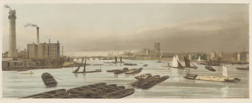 London As It Is: Westminster, from Waterloo Bridge by Thomas Shotter Boys, book, 1842