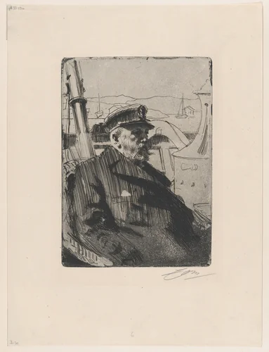 King Oscar II by Anders Zorn, print, 1898