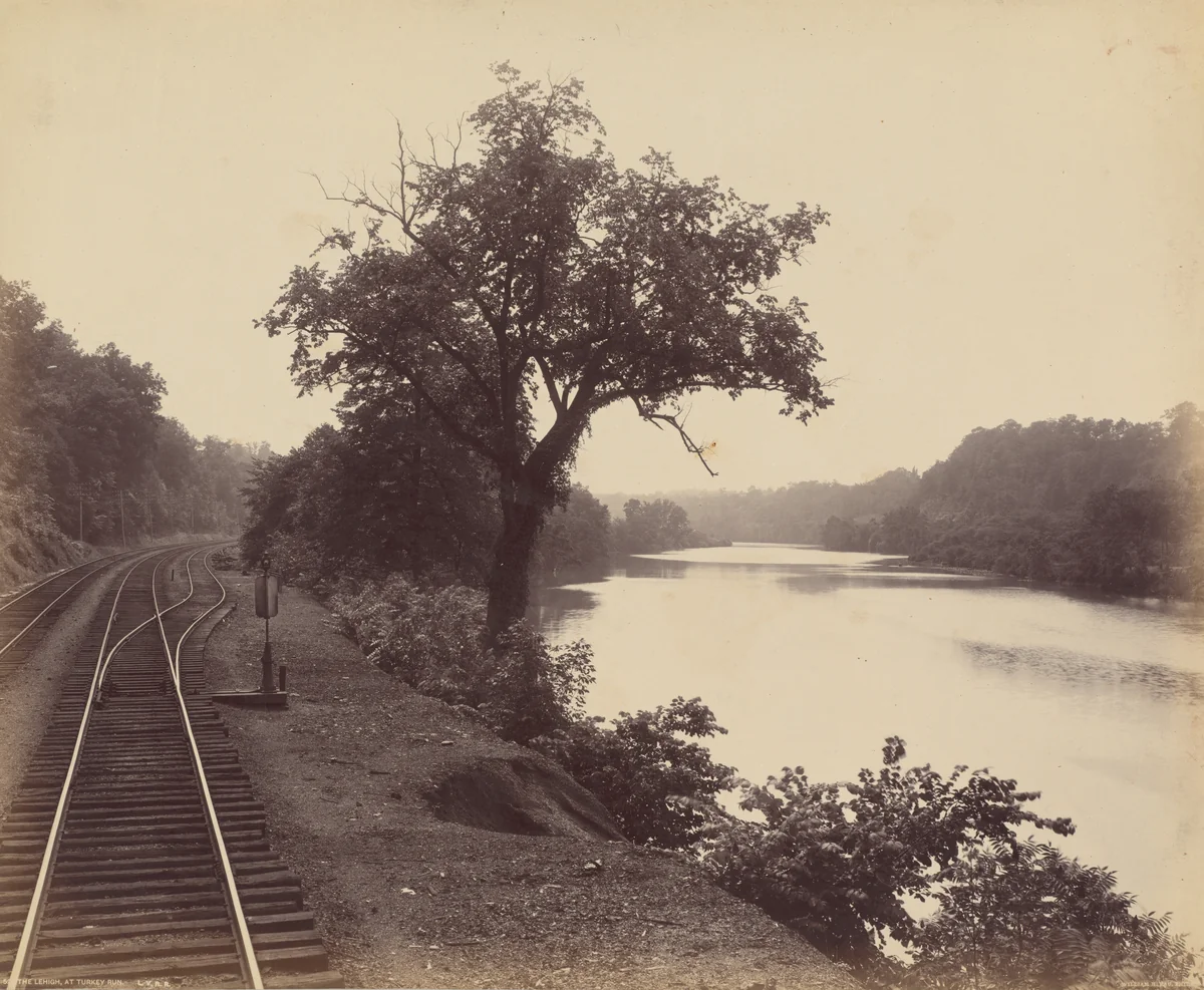 The Lehigh, At Turkey Run by William H. Rau, photograph, 1890-1900