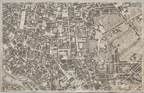 Nuova pianta di Roma data in luce da Giambattista Nolli l’anno MDCCXLVII, known as La Pianta Grande di Roma by Giovanni Battista Nolli, print, 1748