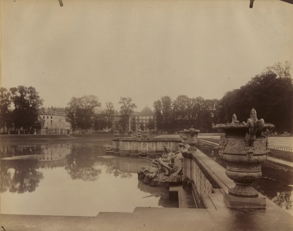 Versailles -- Bassin de Neptune by Eugène Atget, photograph, 1902