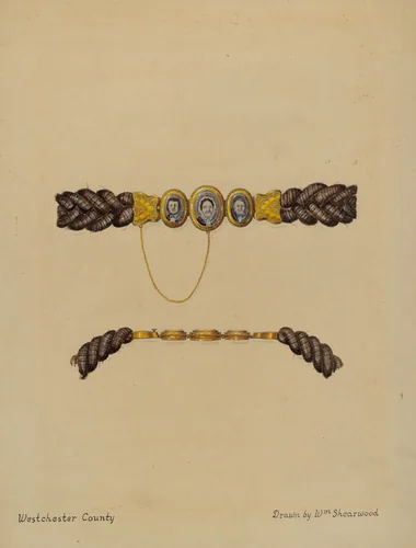 Hair Brooch and Bracelet by William P. Shearwood, index of american design, 1936