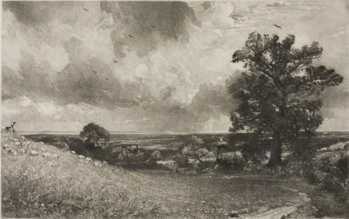 Noon by David Lucas, print, 1830
