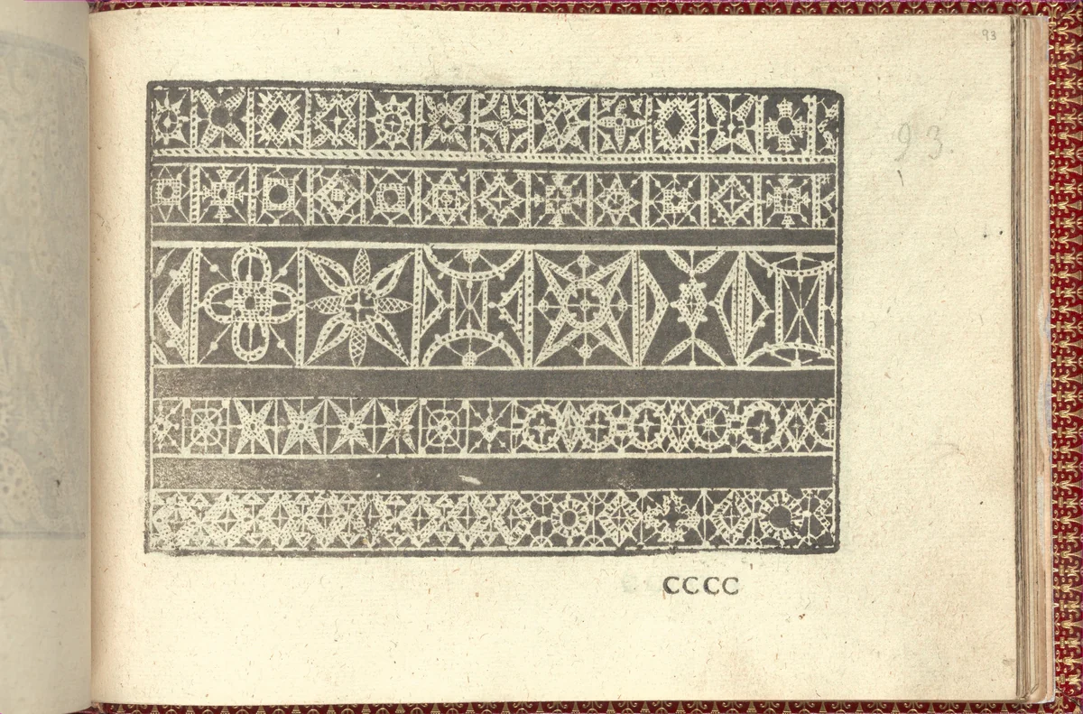 Corona delle Nobili et Virtuose Donne: Libro I-IV, page 93 (recto) by Cesare Vecellio, book, 1601