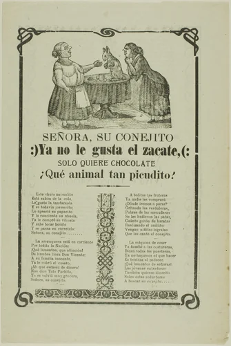 Madame, Your Little Rabbit... by Manuel Manilla, print, 1850-1900