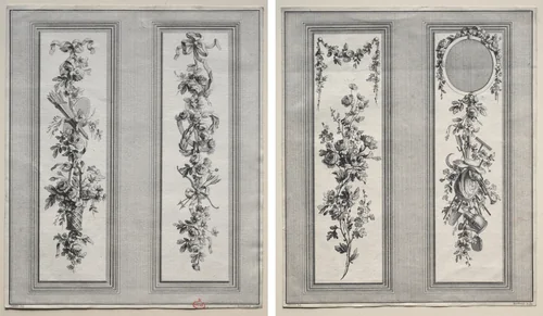 Garden Ornament by Pierre Gabriel Berthault, print, 1768-1800