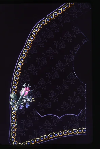 Waistcoat Design by England or France, textile, 1830-1849