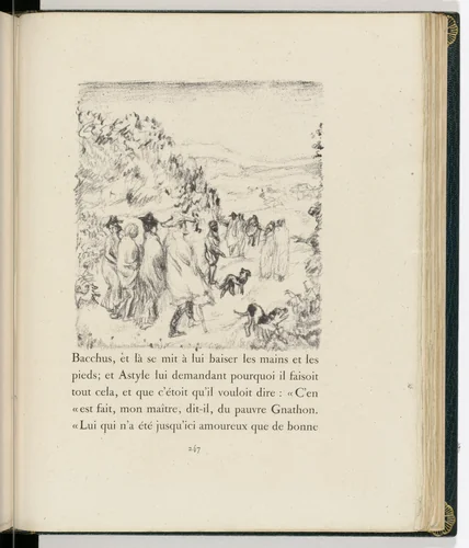 In-text plate (page 247) from Daphnis et Chloé by Pierre Bonnard, illustrated book, 1902