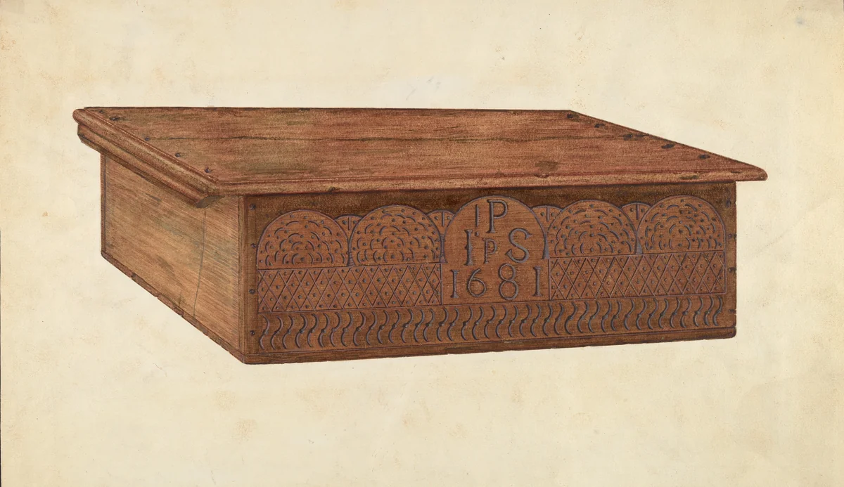 Bible Box by Raymond McGough, index of american design, 1940