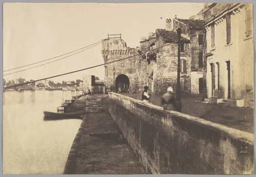 Arles, Porte des Châtaignes by Charles Nègre, photograph, 1850-1854