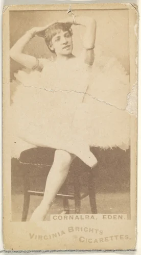 Cornalba, Eden, from the Actors and Actresses series (N45, Type 1) for Virginia Brights Cigarettes by Allen & Ginter, photograph, 1885-1891