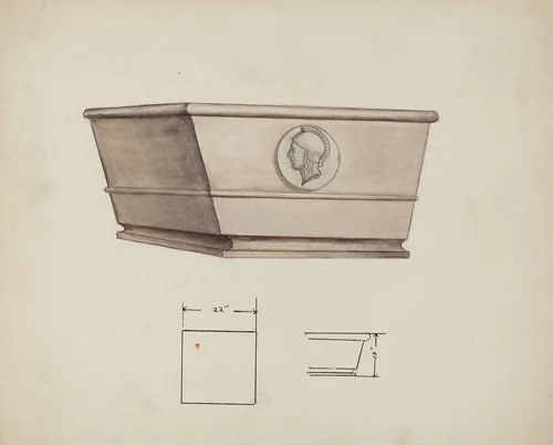 Urn Design by Charles Goodwin, index of american design, 1940