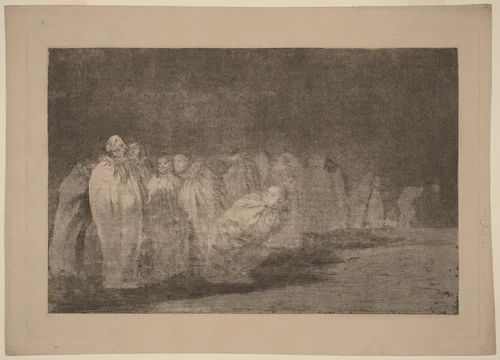 Los ensacados (The Men in Sacks) by Francisco Goya, print, 1816