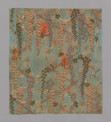 Kosode Made into a Tobari or Fukusa Composed of Six Panels by Japan, textile, 1701-1725