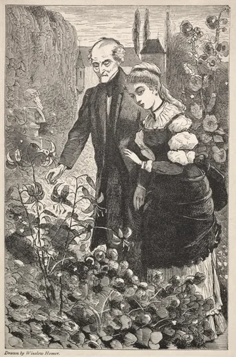 "I Call them my Children - To Myself, Susan." by Winslow Homer, print, 1869