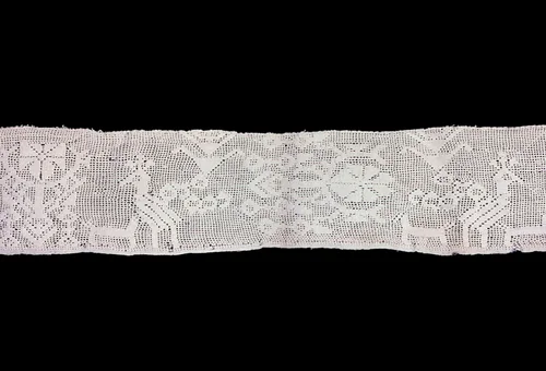 Border (From a Cover) by Southern Italy or Sicily, textile, 1701-1750