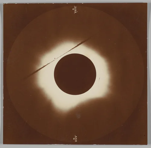 [Solar Eclipse from Caroline Island] by H. A. Lawrence, photograph, 1883