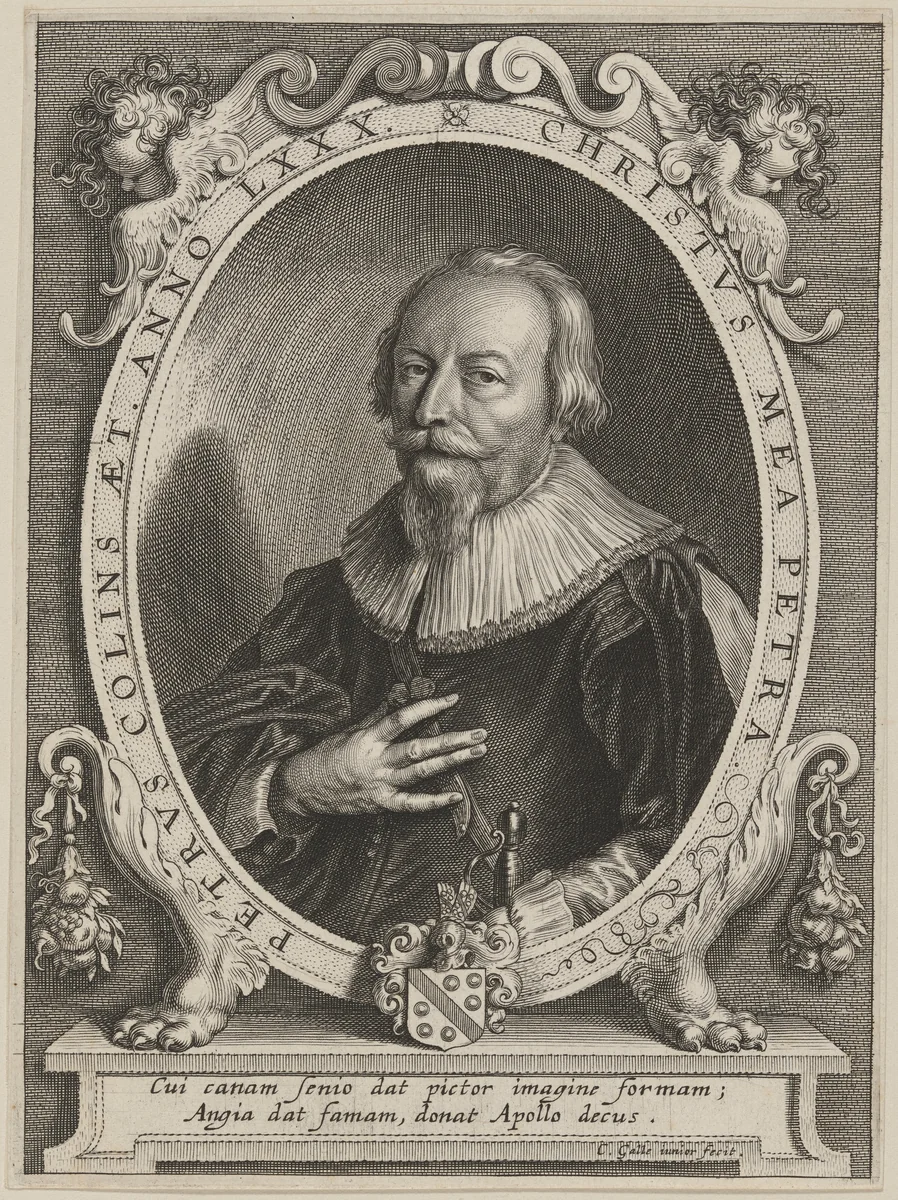 Petrus Collins by Cornelis Galle, print, 1576-1650