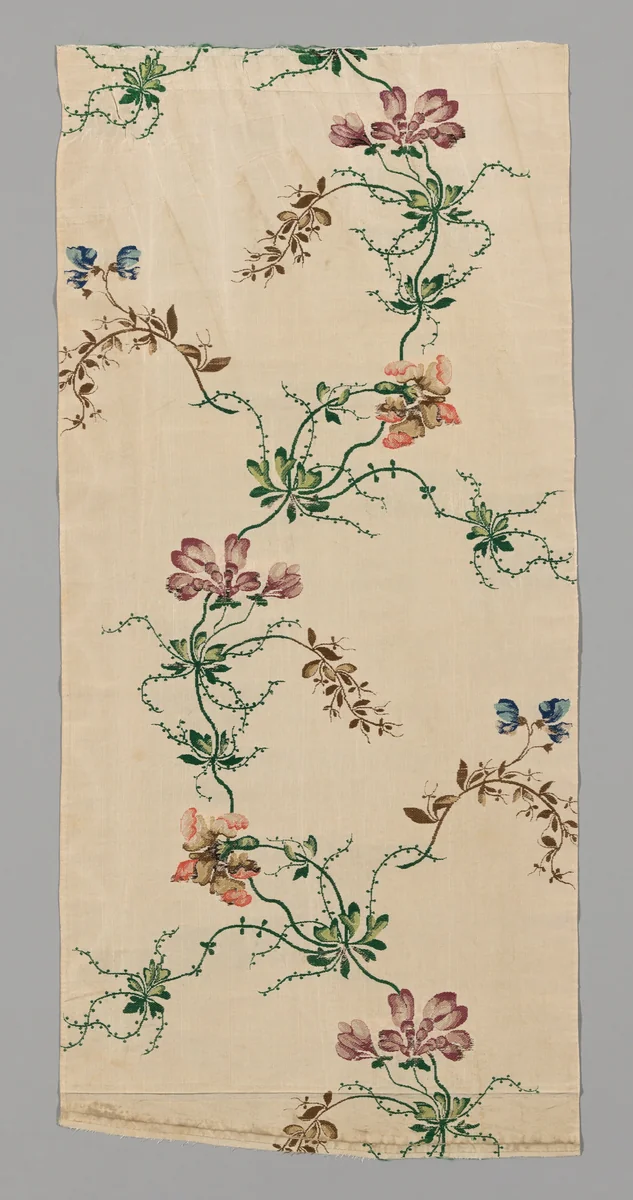 Panel from a Skirt by Anna Maria Garthwaite, textile, 1741-1742