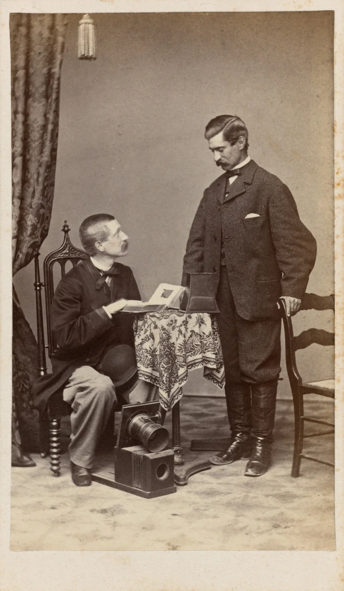 Portrait of Two Men by Henry Ulke, photograph, 1865