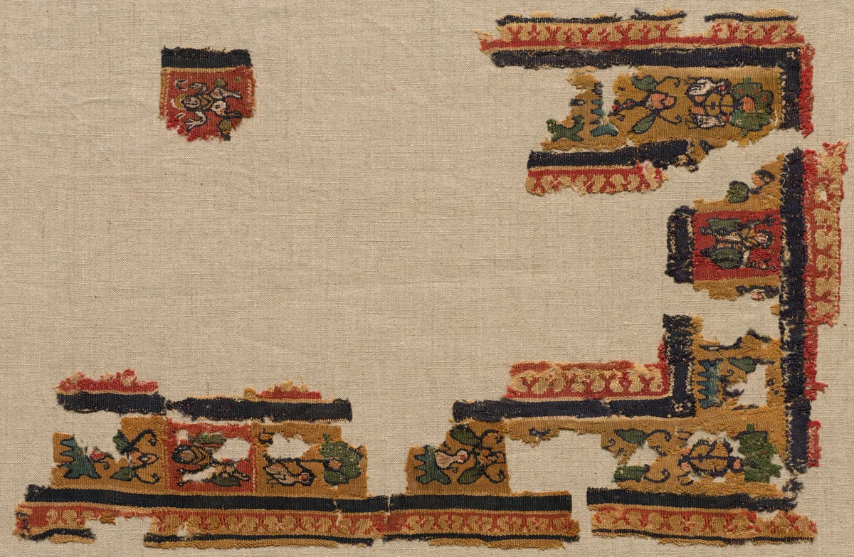 Fragments of a Tunic by Unknown, textile, 400-699