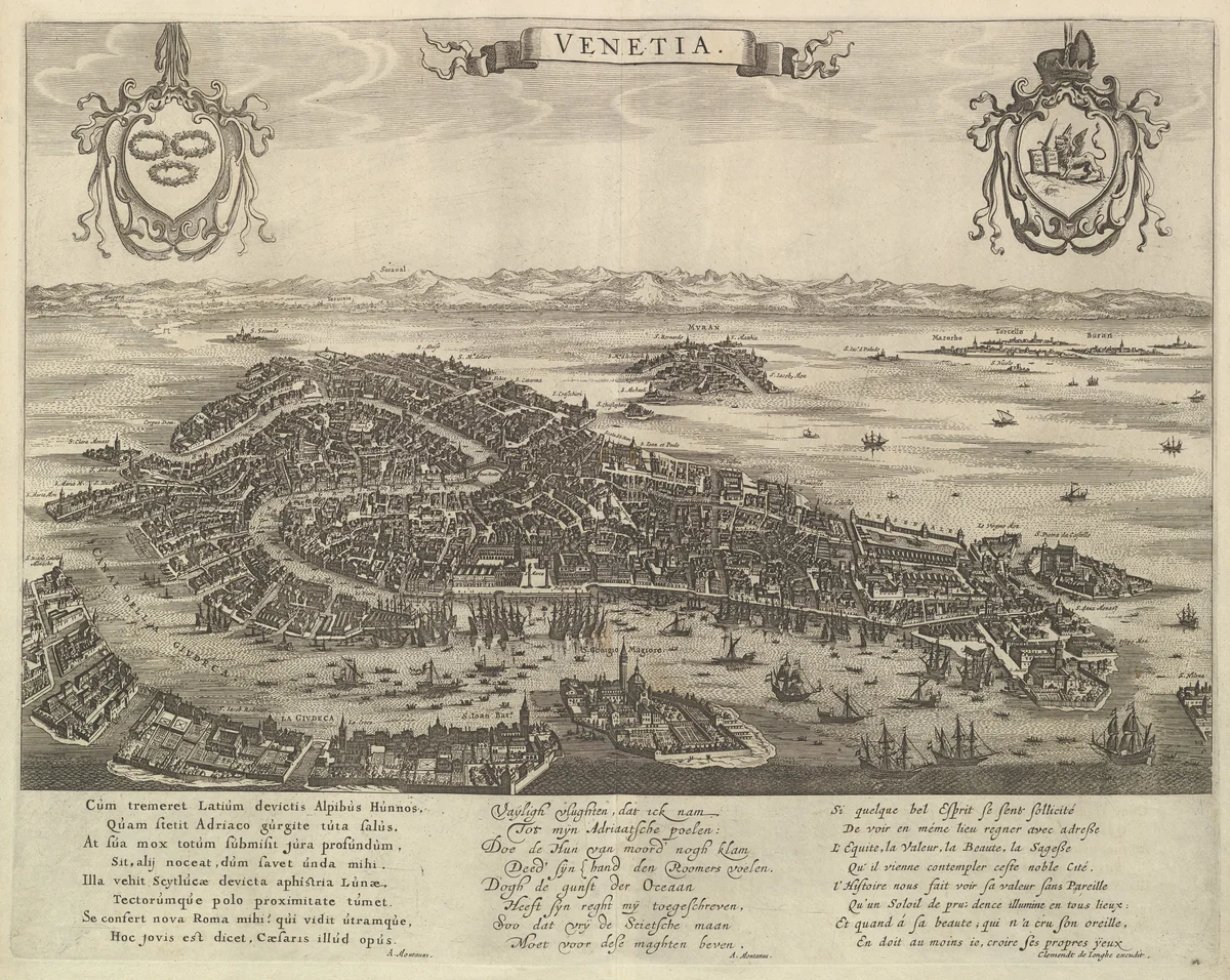 View of Venice by anonymous, print, 1639-1677