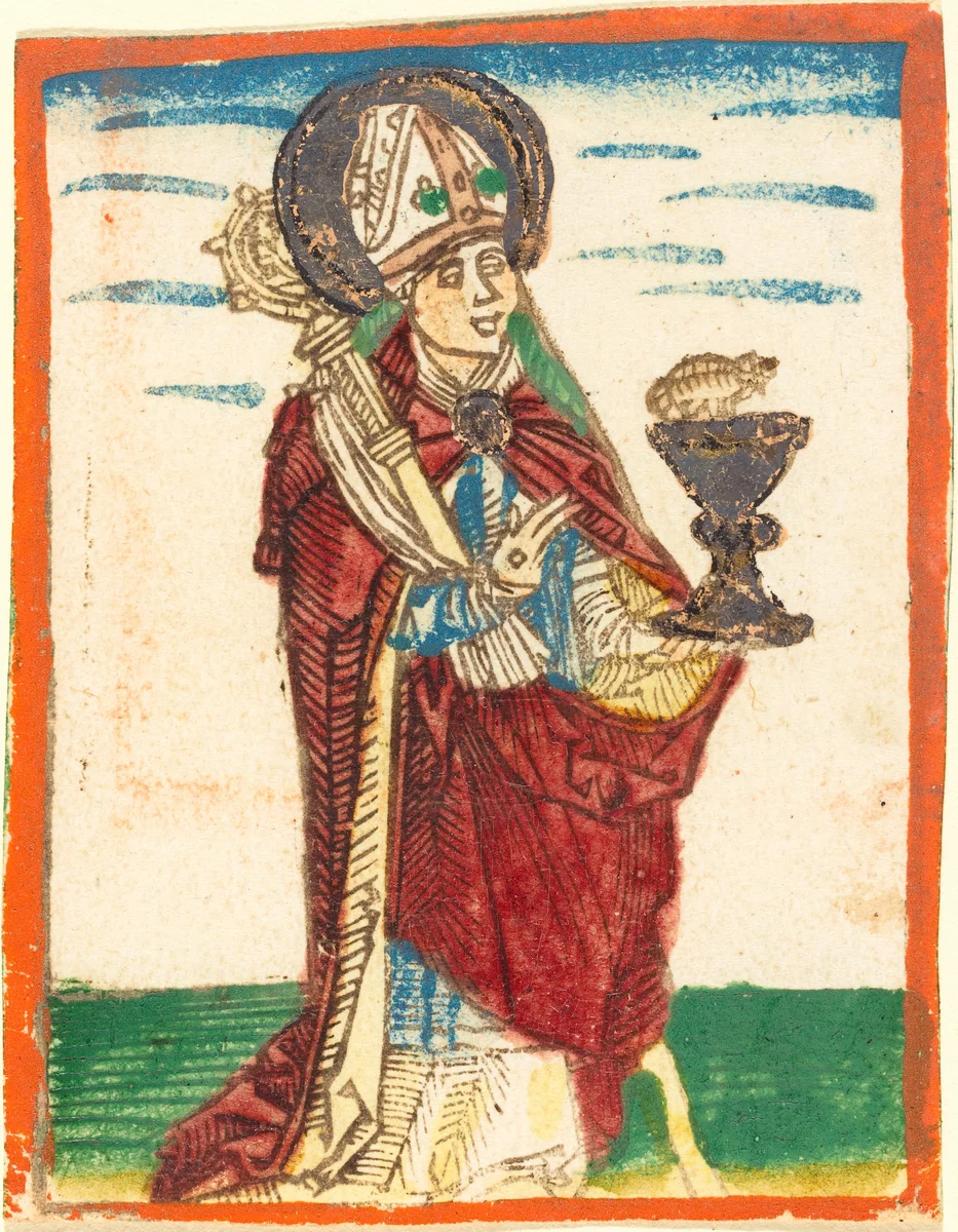 Saint Conrad of Constance by German 15th Century, print, 1480-1490