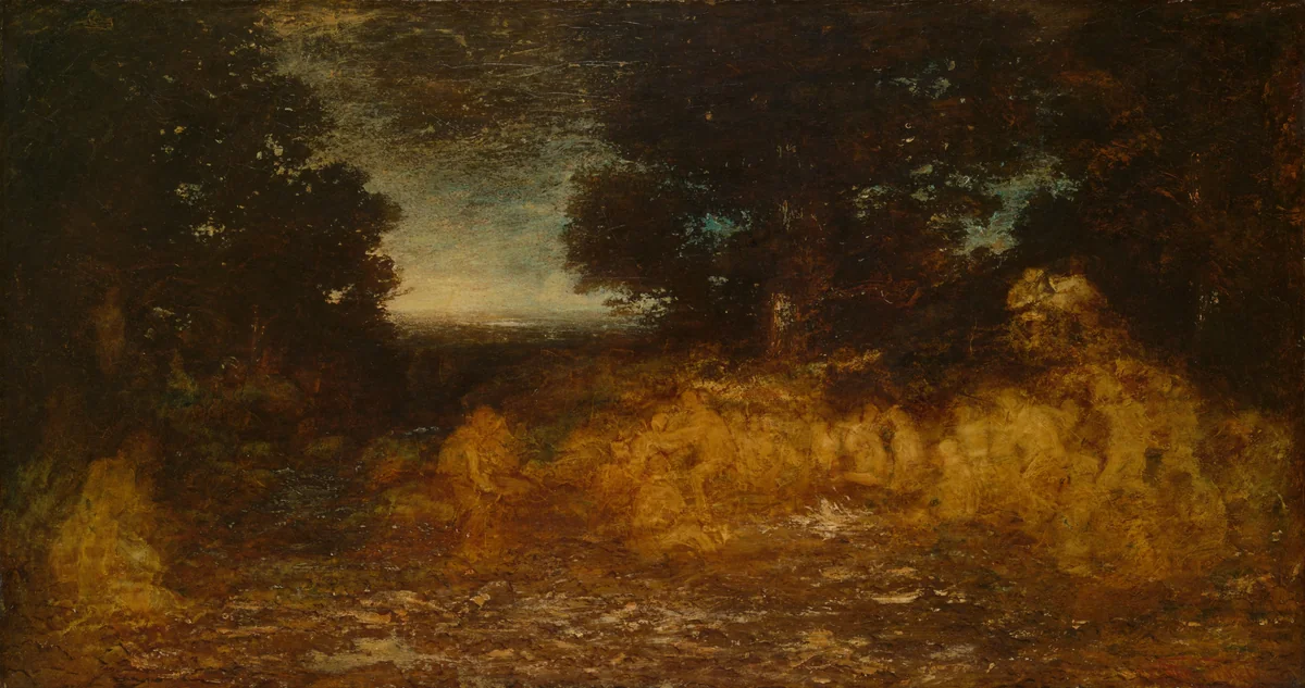 Ghost Dance (The Vision of Life) by Ralph Albert Blakelock, painting, 1895-1897